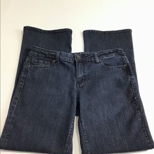 DKNY Denim Jeans High Waist Straight Leg Dark Wash Jeans Size 14